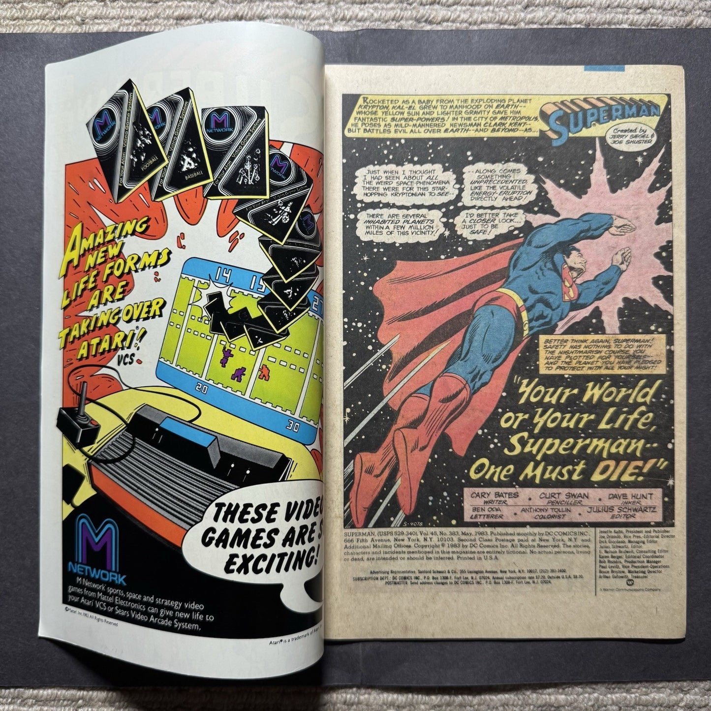 Superman 383 - Bronze Age Dc Comics 1983
