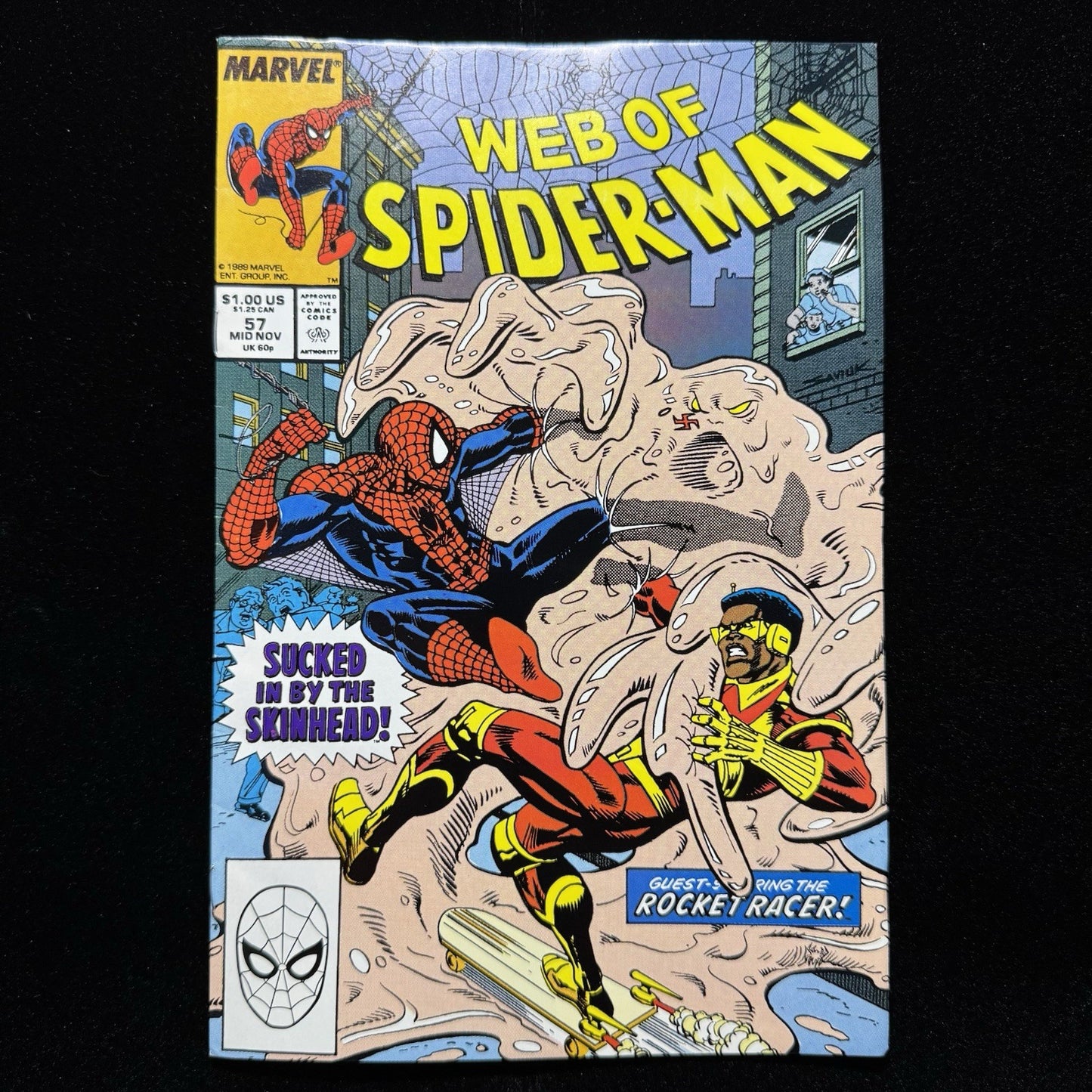 Web Of Spider-Man 57 - Copper Age Marvel Comics 1989