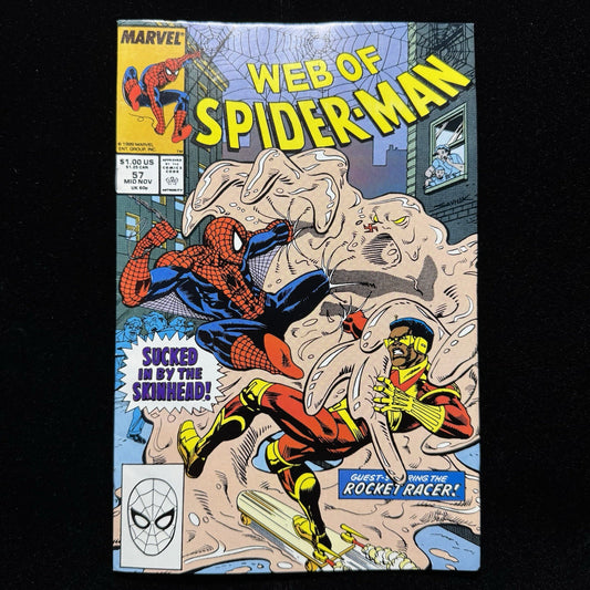 Web Of Spider-Man 57 - Copper Age Marvel Comics 1989