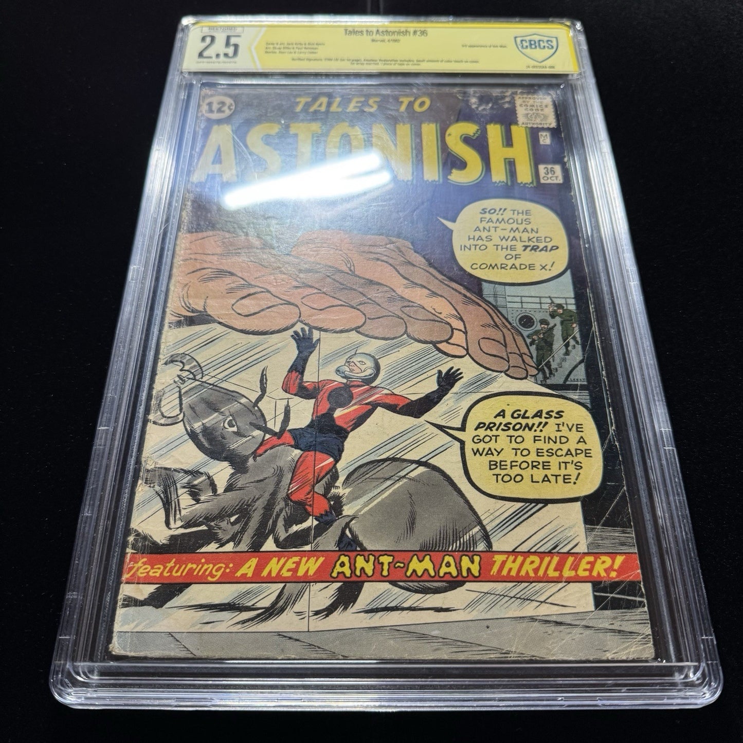 Tales To Astonish 36 - Signed By Stan Lee - CBCS Graded 2.5 - Silver Age 1962