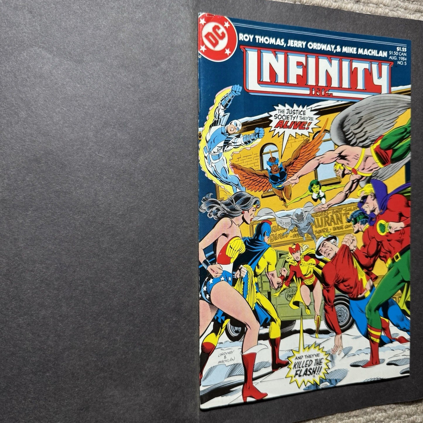Infinity Inc 5 - Copper Age Dc Comics 1984