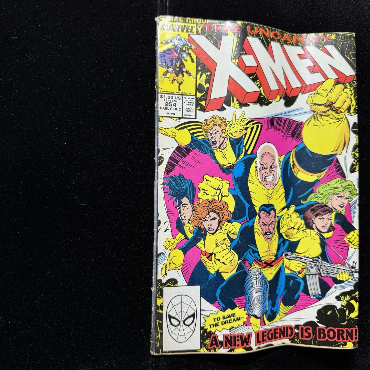 Uncanny X-Men 254 And 237 - Comic Bundle - Copper Age Marvel Comics 1988/89