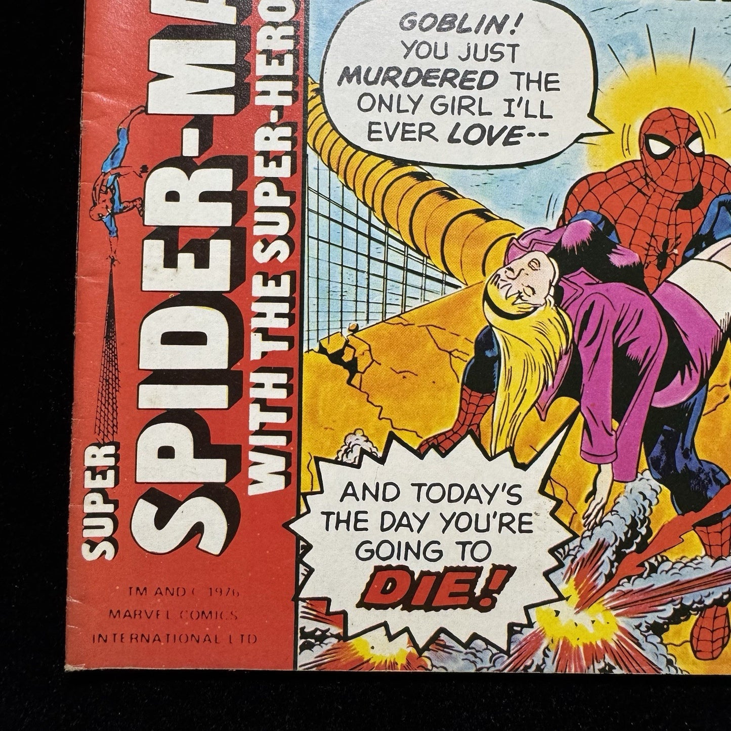 Super Spider-Man With The Super-Heroes 171 - Bronze Age Marvel Uk Comics 1976