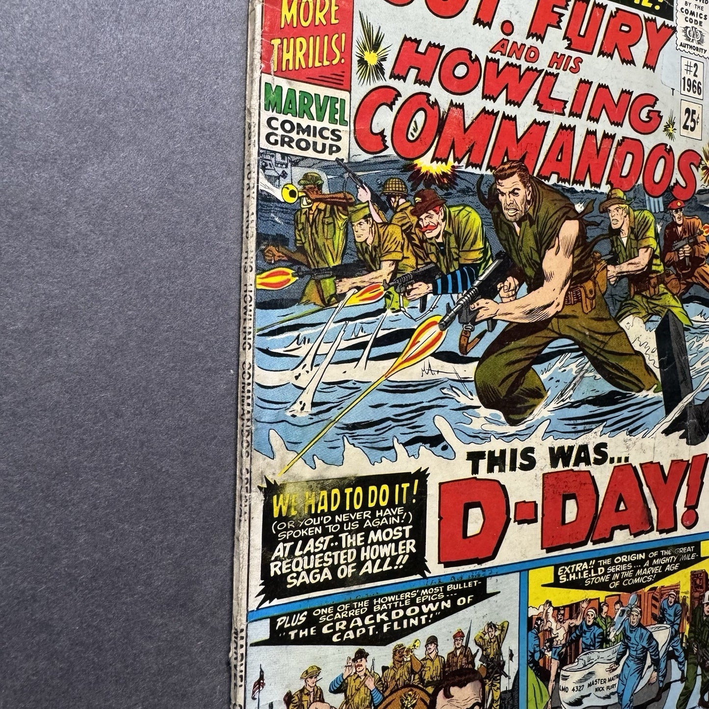 Sgt Fury King Size Annual 2 - Silver Age Marvel Comics 1966