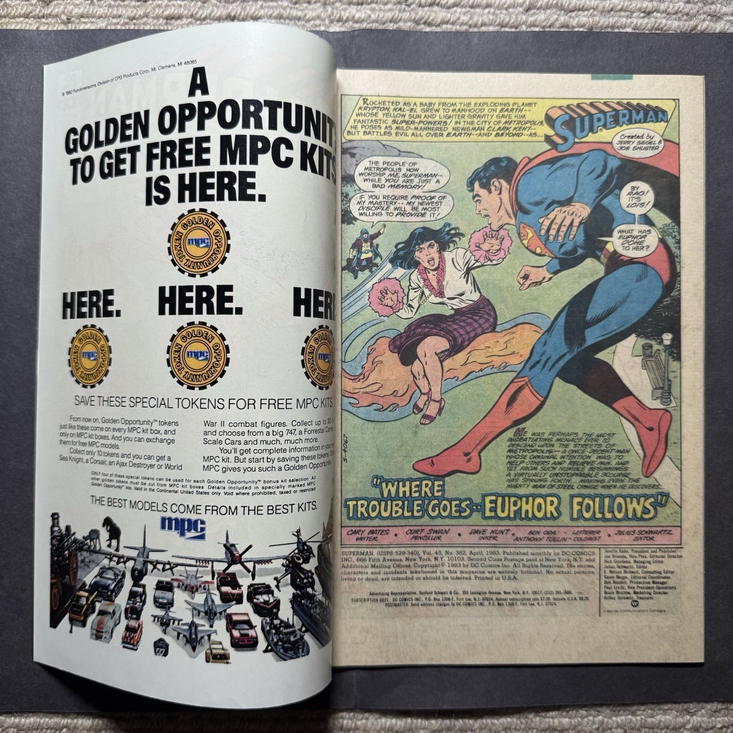 Superman 382 - Bronze Age Dc Comics 1983