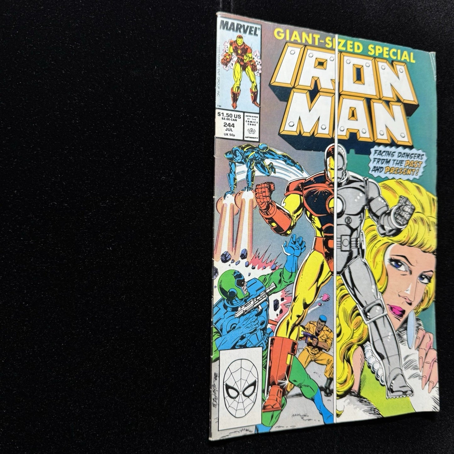 Iron Man 244 - Copper Age Marvel Comics 1989