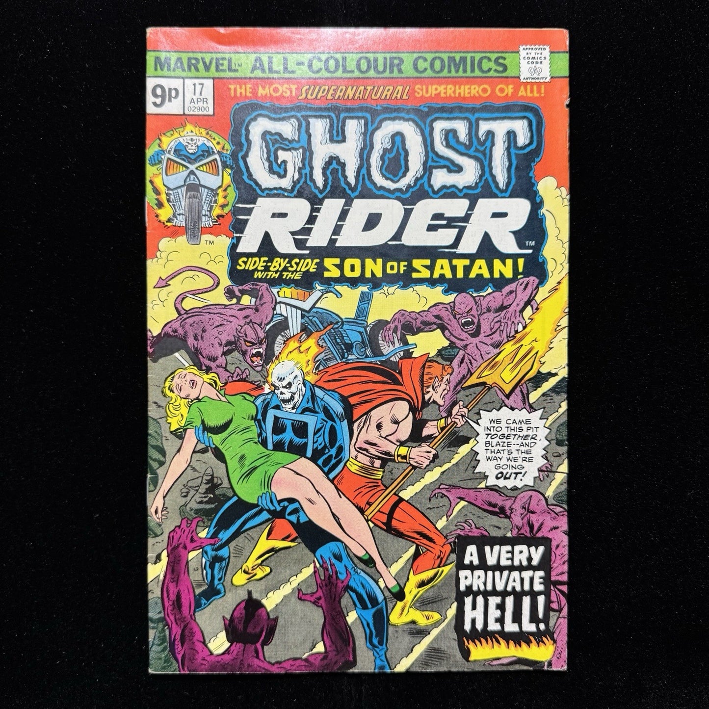 Ghost Rider 17 - Bronze Age Marvel Comics 1976