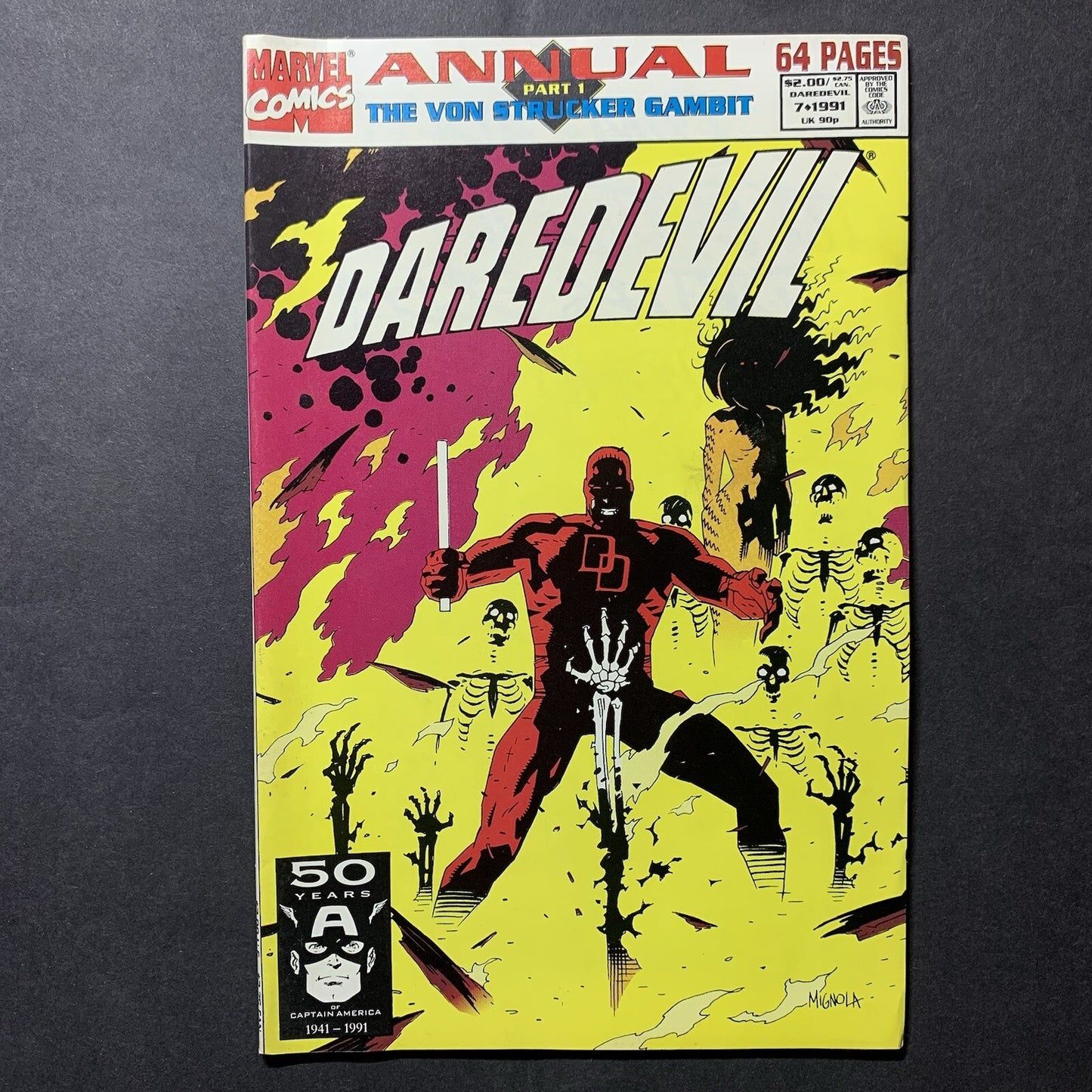 Daredevil Annual 7/ Copper Age Marvel Comics 1991
