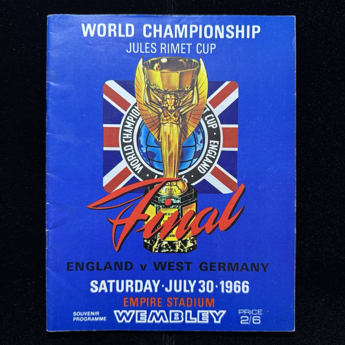 1966 World Cup Final Programme ORIGINAL England v West Germany Clean No Writing