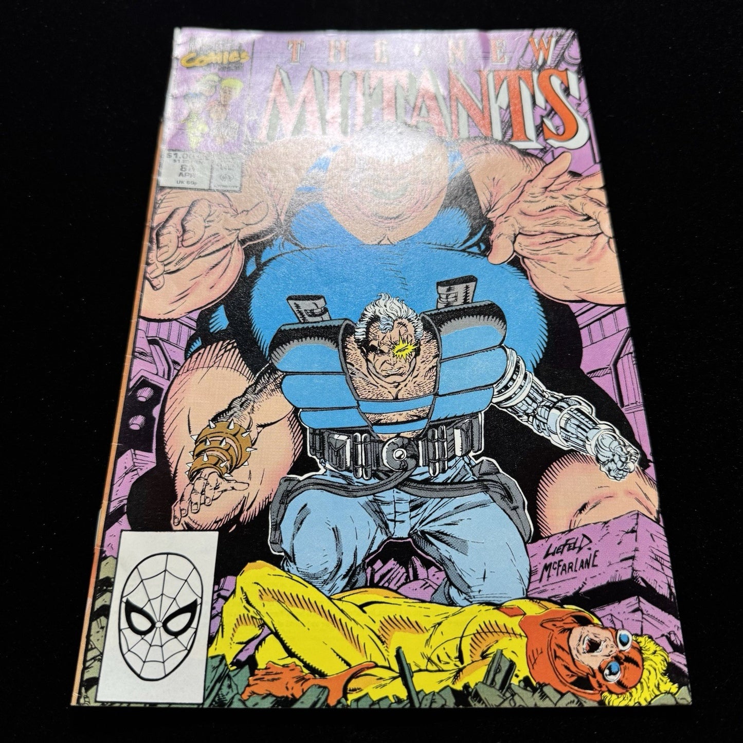 New Mutants 88 - 2nd Appearance Of Cable - Copper Age Marvel Comics 1990