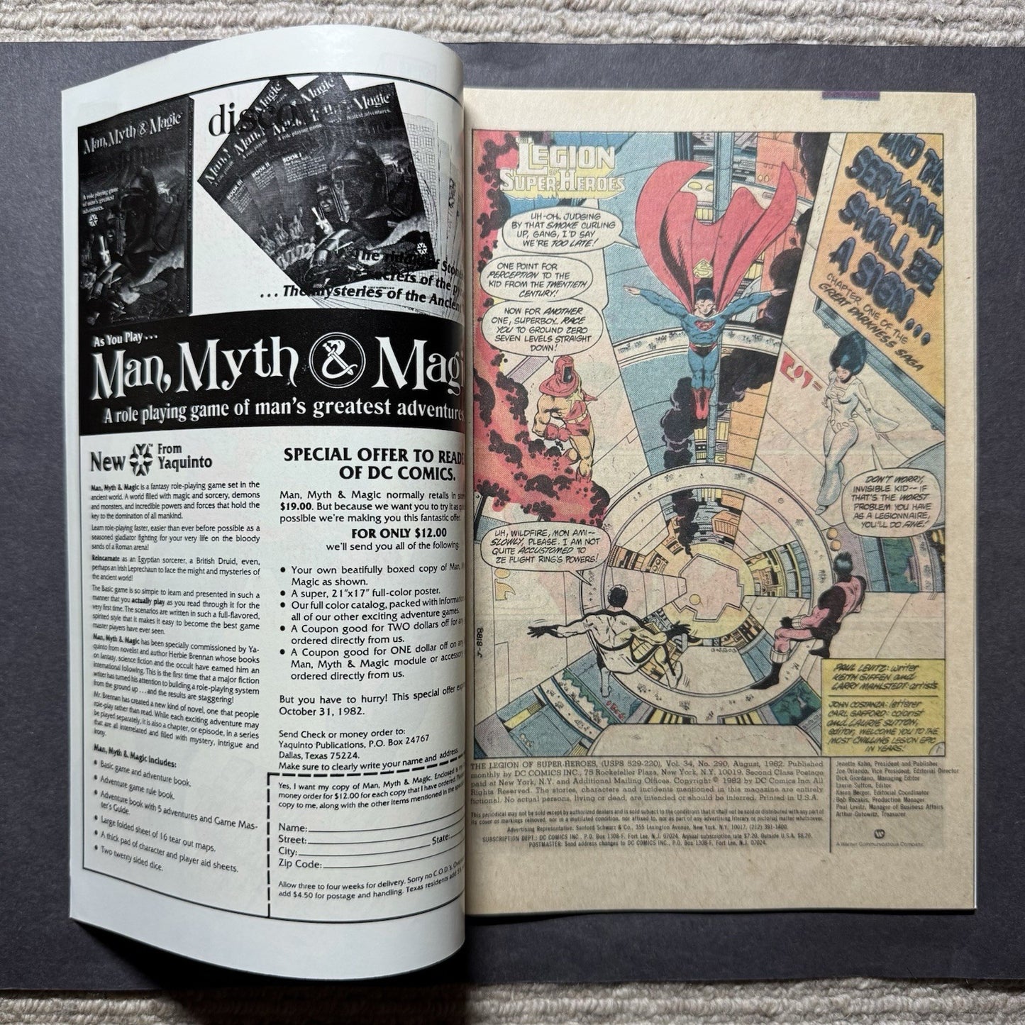 Legion Of Super-Heroes 290 - Bronze Age Dc Comics 290