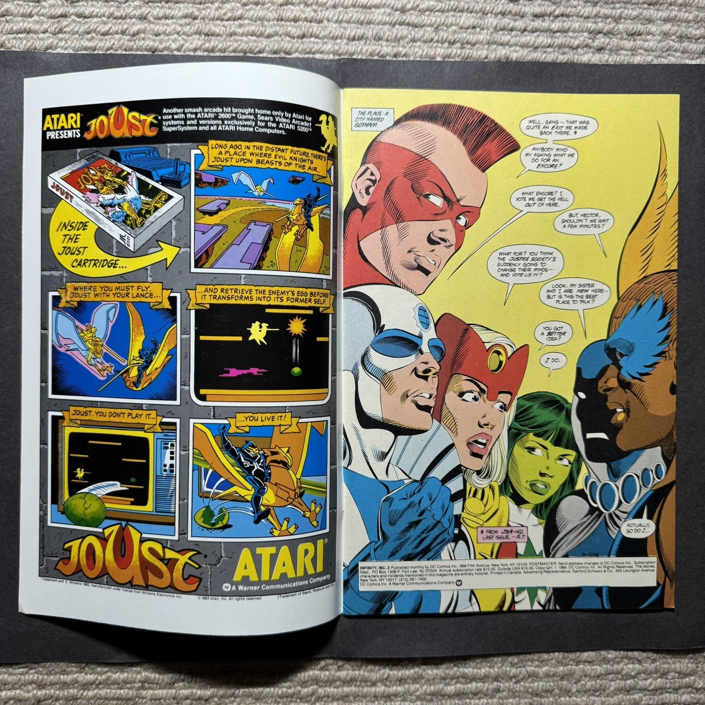 Infinity Inc 2 - Copper Age Dc Comics 1984