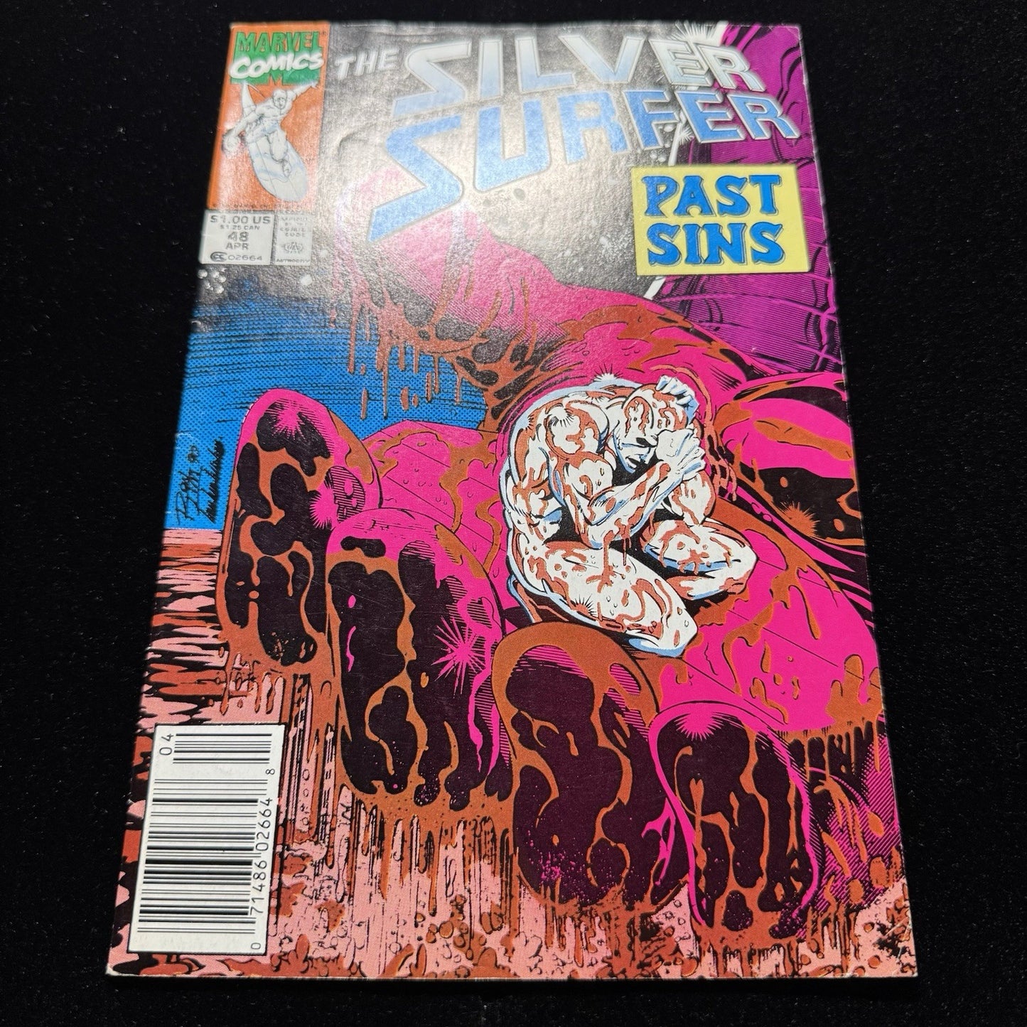 Silver Surfer 48 - Newsstand - Copper Age Marvel Comics 1991