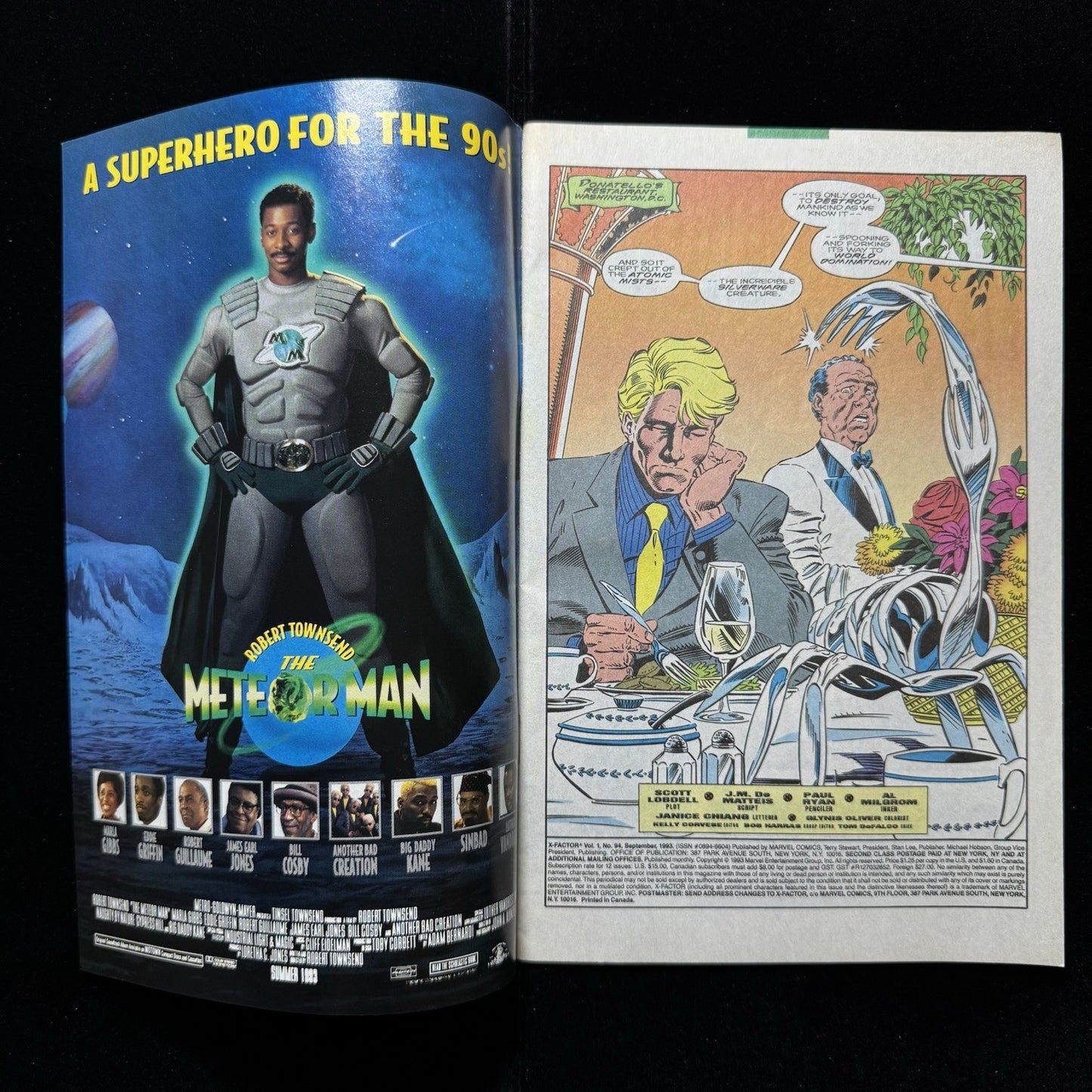 X-Factor 94 - Newsstand Edition With Insert - Modern Age Marvel Comics 1993