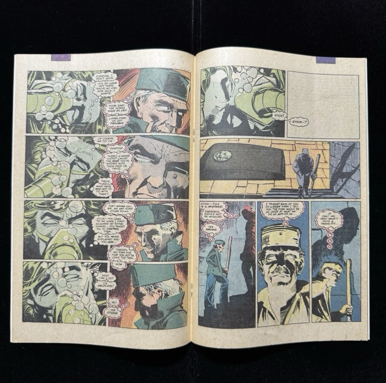Daredevil 188 - Iconic Cover Art By Frank Miller - Bronze Age Marvel comics 1982