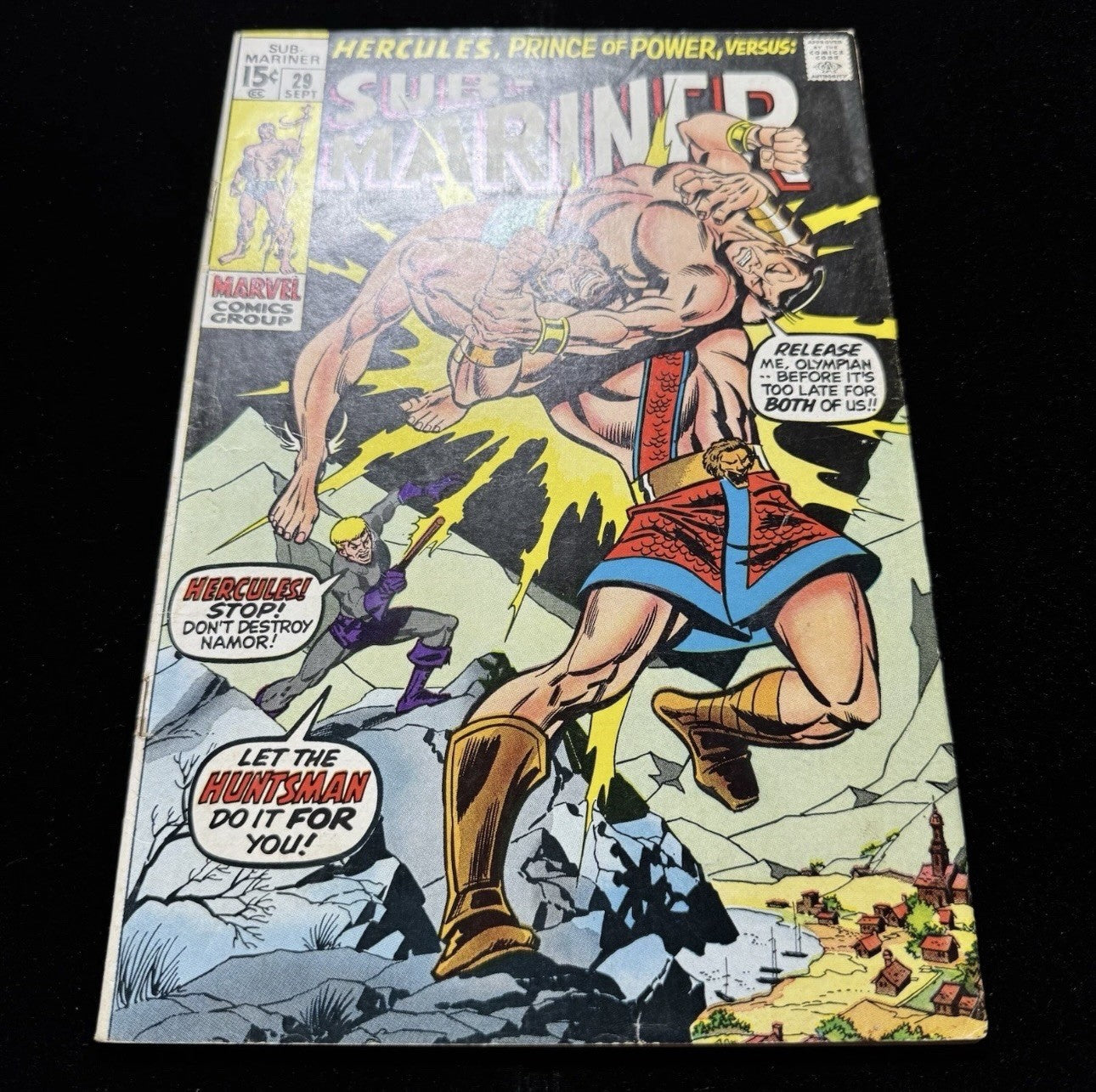 Sub-Mariner 29 - First Meeting Namor & Hercules - Bronze Age Marvel Comics1970