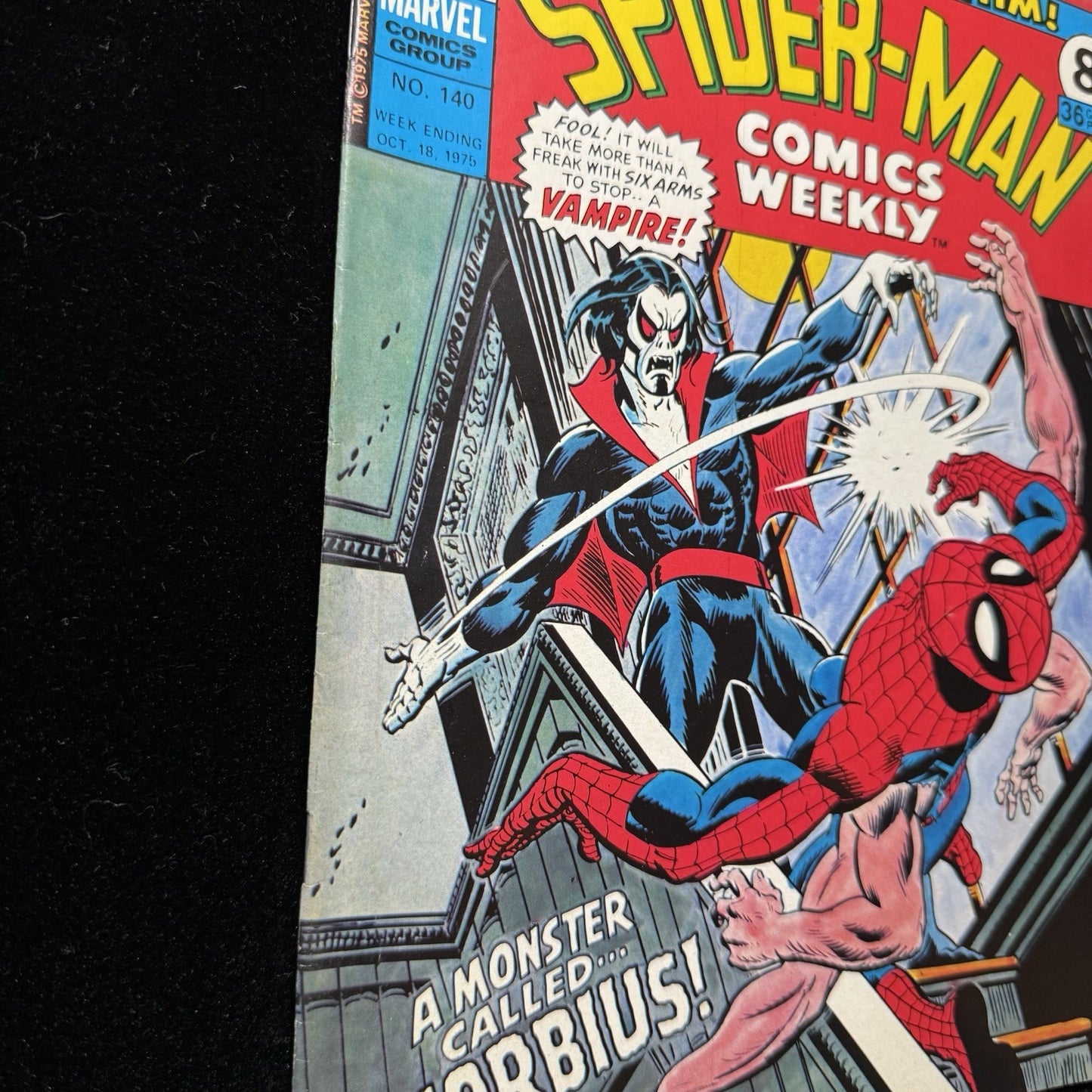 Spider-Man Comics Weekly 140 - Bronze Age Marvel Uk Comics 1975
