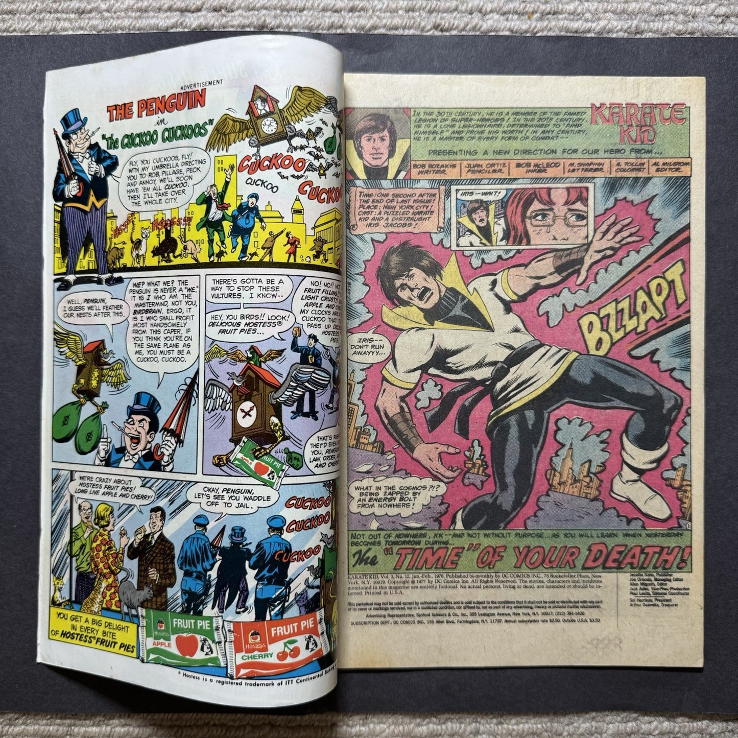 Karate Kid 12/ Bronze Age Dc Comics 1978