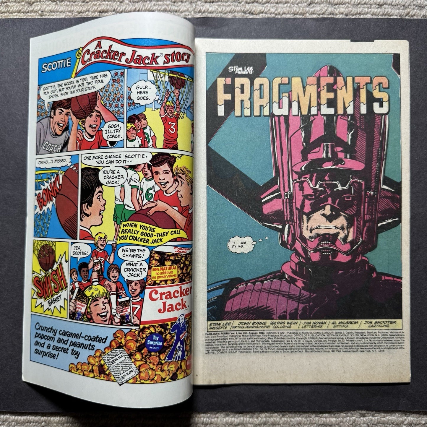 Fantastic Four 257 - Bronze Age Marvel Comics 1983