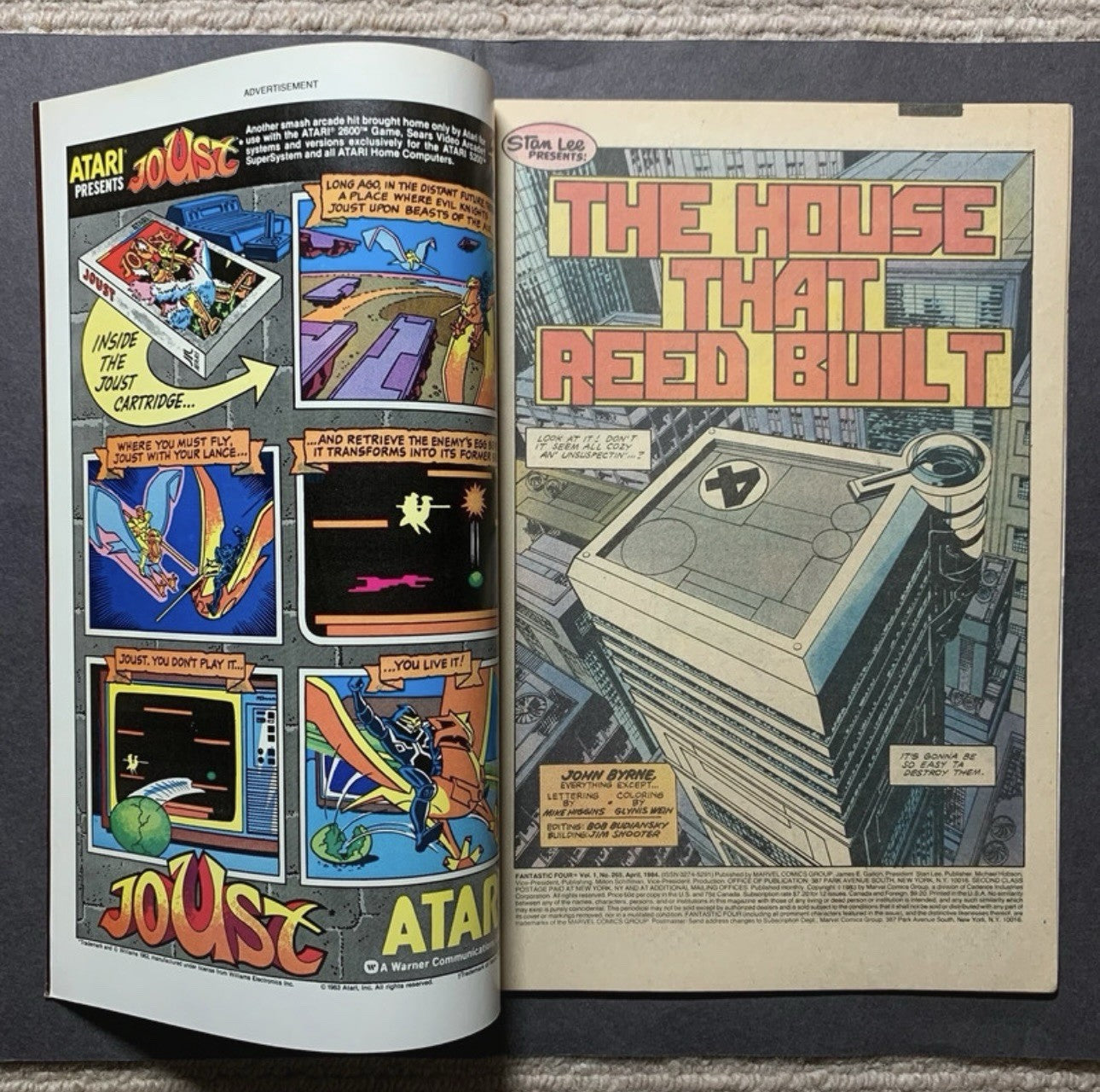 Fantastic Four 265 - She-Hulk Joins Fantastic Four - Copper Age Comics 1984