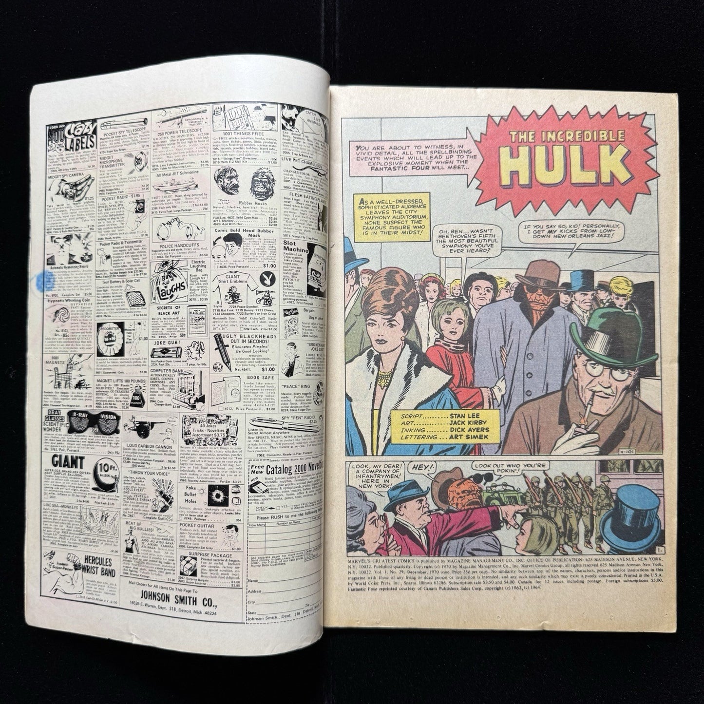 Marvel Greatest Comics 29 - Reprint Of FF 12 - Bronze Age Marvel Comics 1970