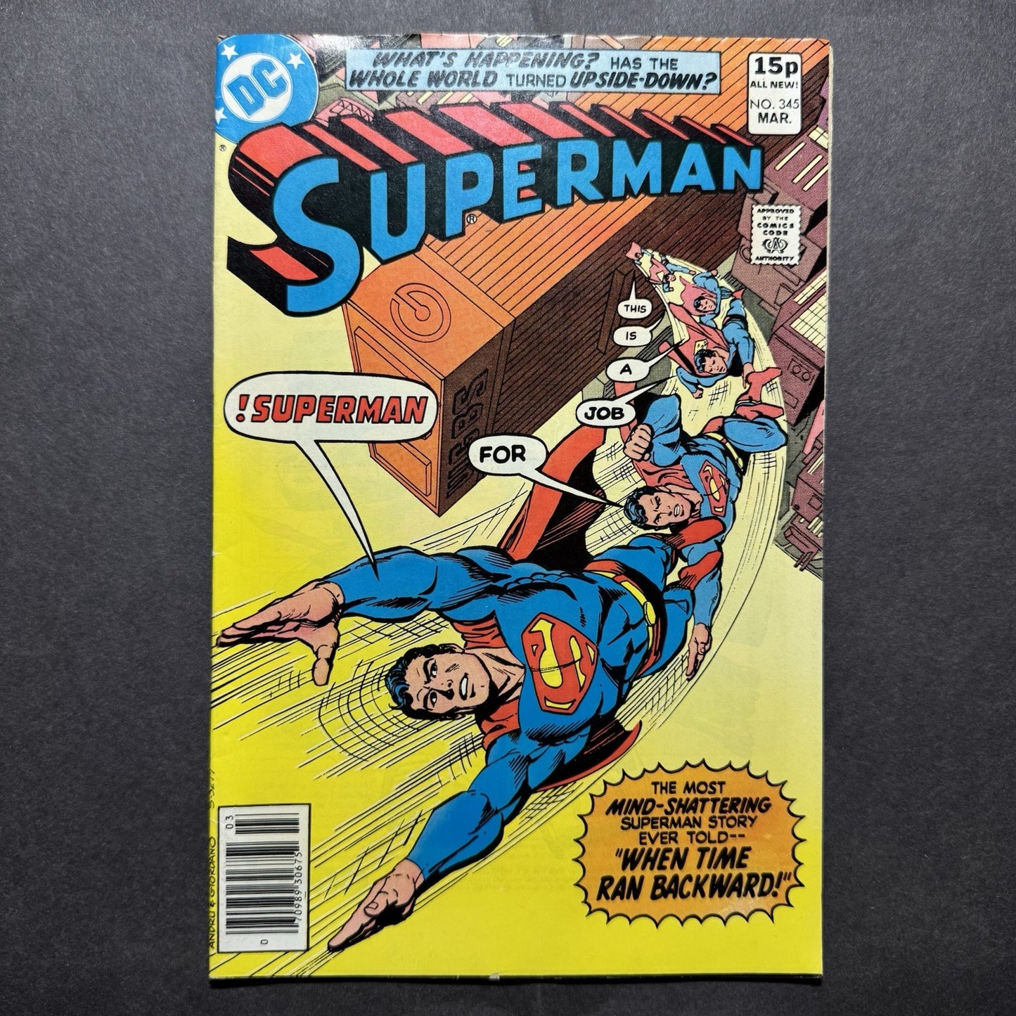 Superman 345 - Bronze Age Dc Comics 1980