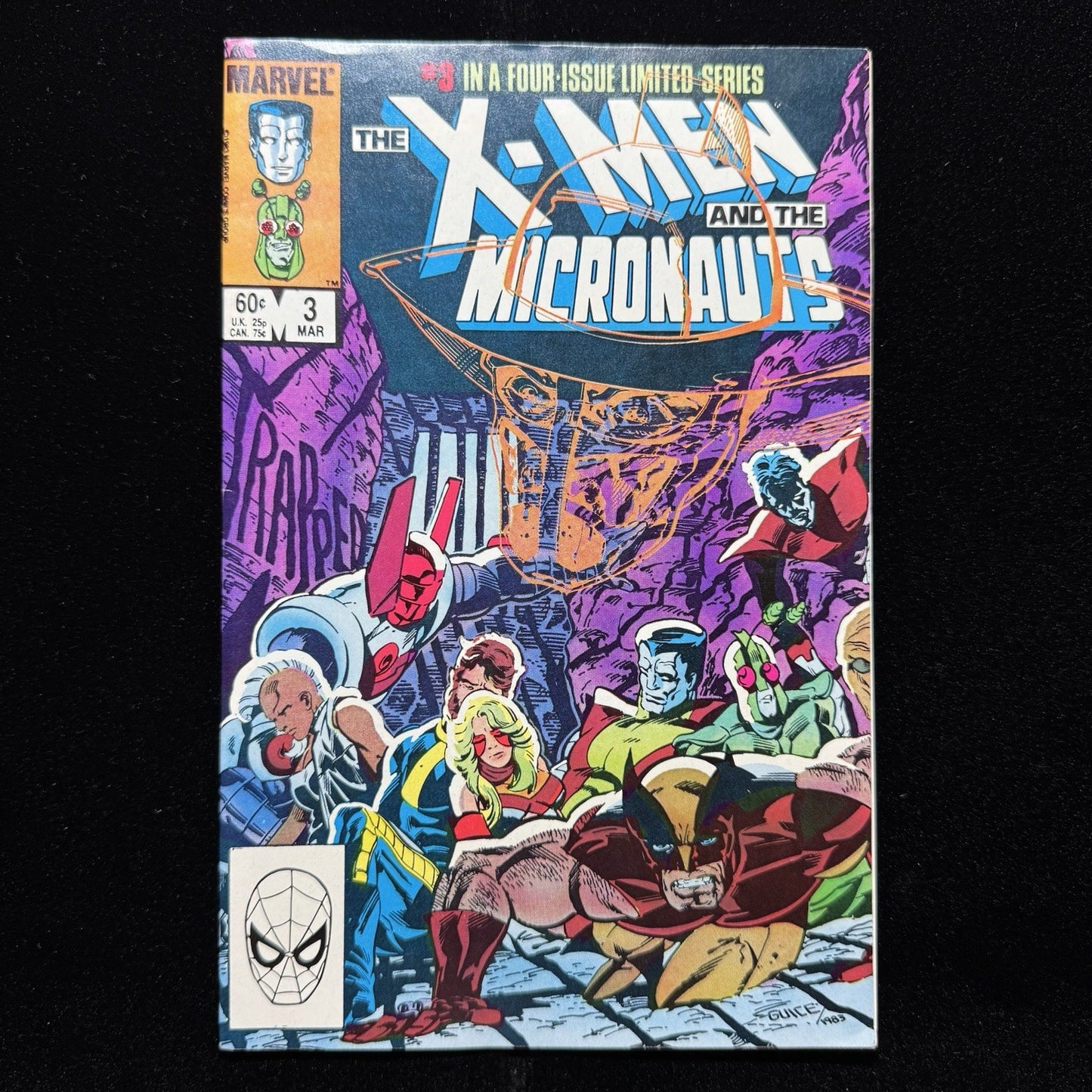 X-Men And The Micronauts 3 - Copper Age Marvel Comics 1984