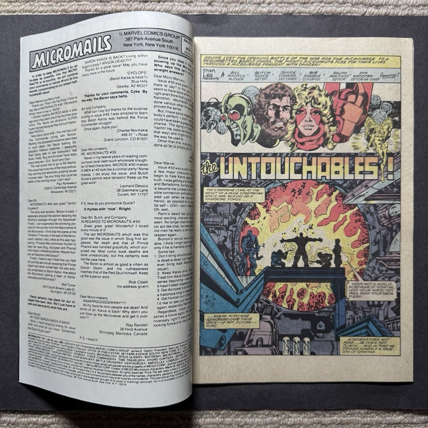 Micronauts 53 - Bronze Age Marvel Comics 1983