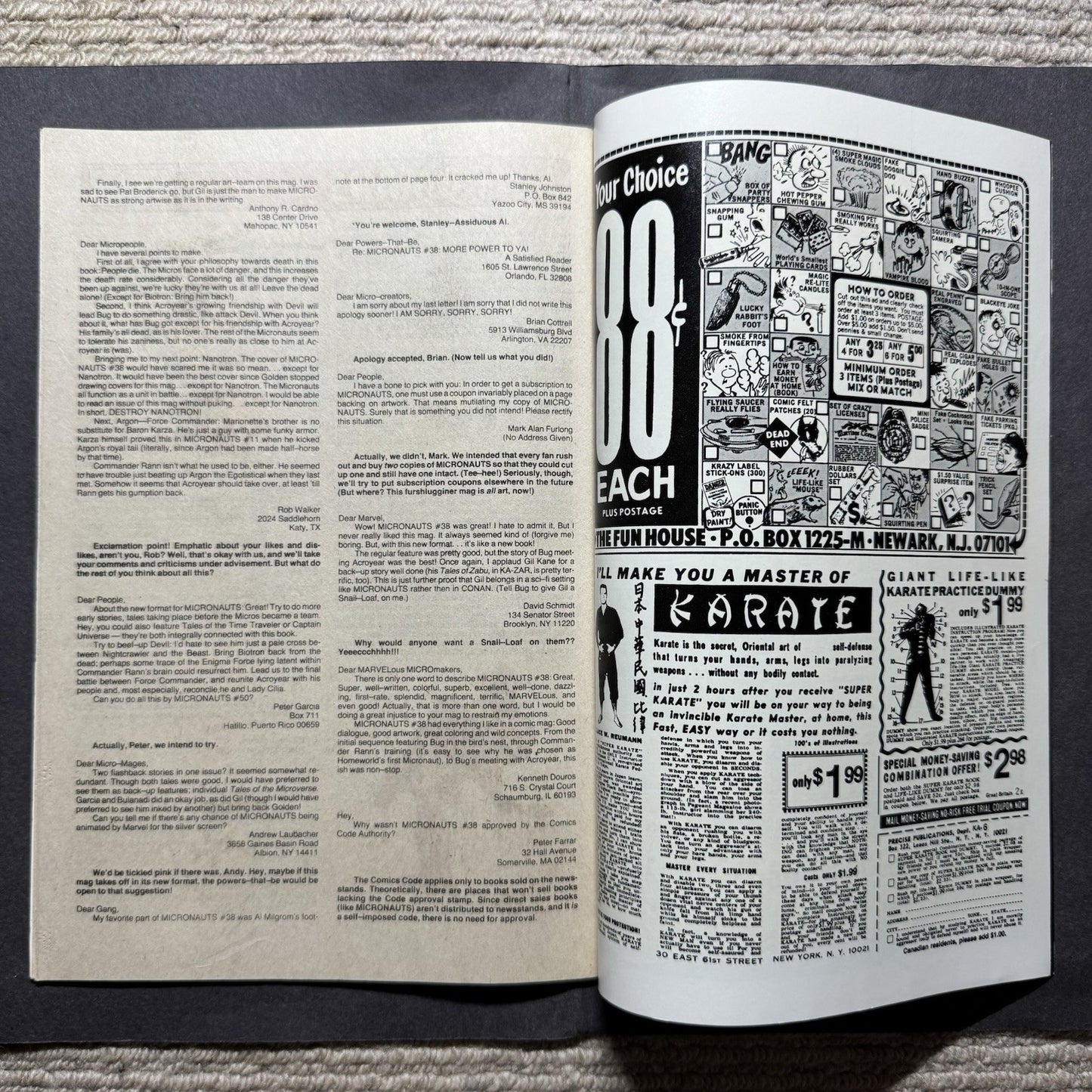 Micronauts 43 - Bronze Age Marvel Comics 1982