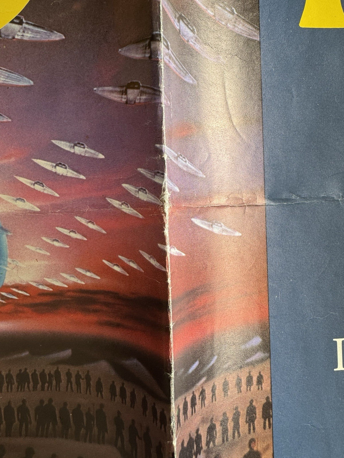 DUNE 1984 Original UK Quad Movie Poster - David Lynch Sci-Fi Classic - Folded