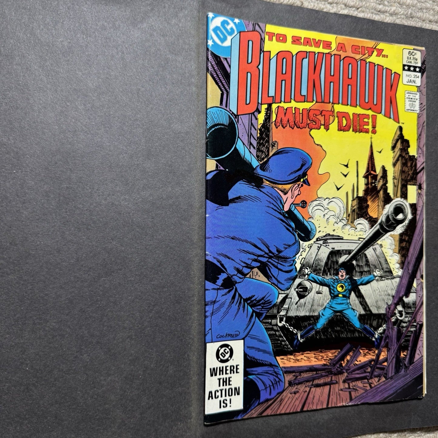 Blackhawk 254 - Bronze Age Dc Comics 1983