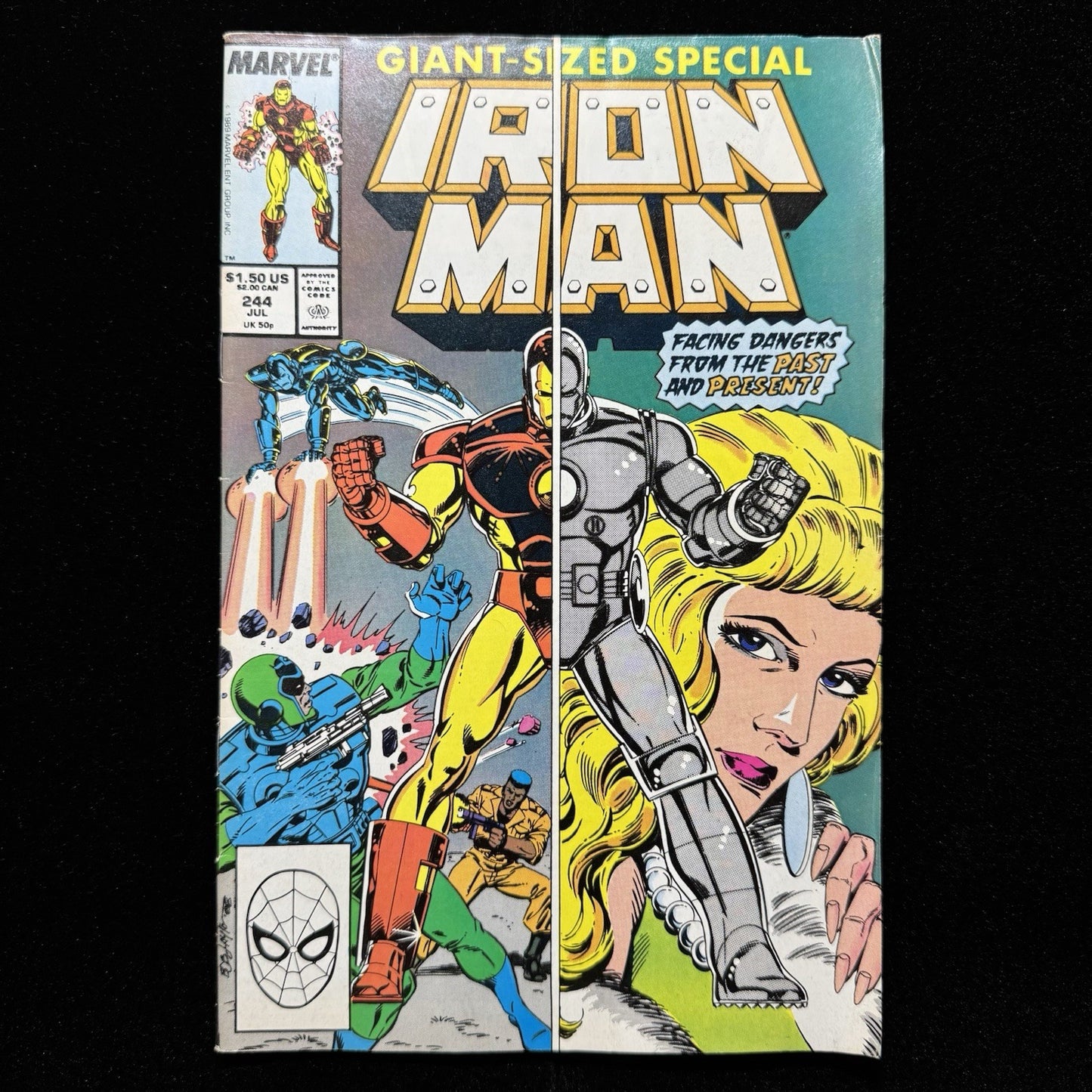 Iron Man 244 - Copper Age Marvel Comics 1989