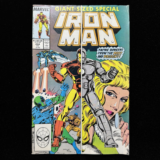Iron Man 244 - Copper Age Marvel Comics 1989