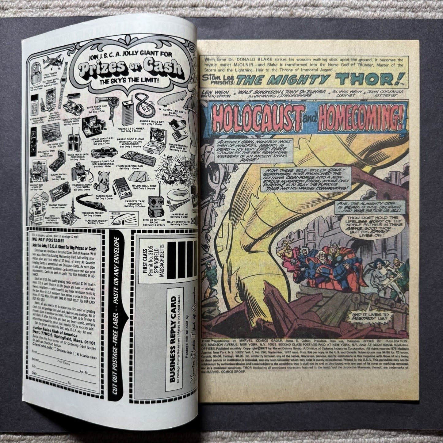 Thor 263 - Bronze Age Marvel Comics 1977