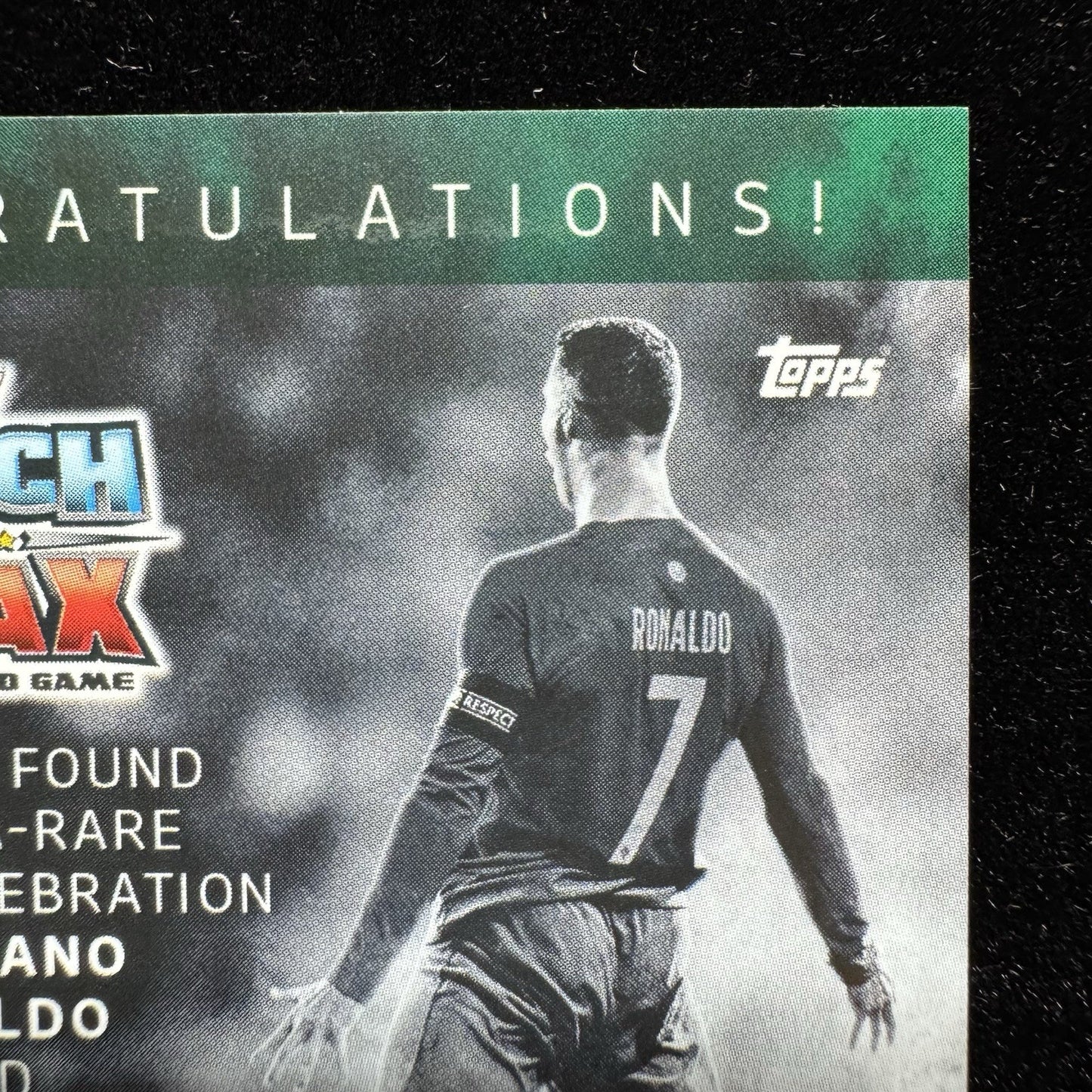 Cristiano Ronaldo Career Celebration Ultra Rare Topps Match Attax Euro 2024