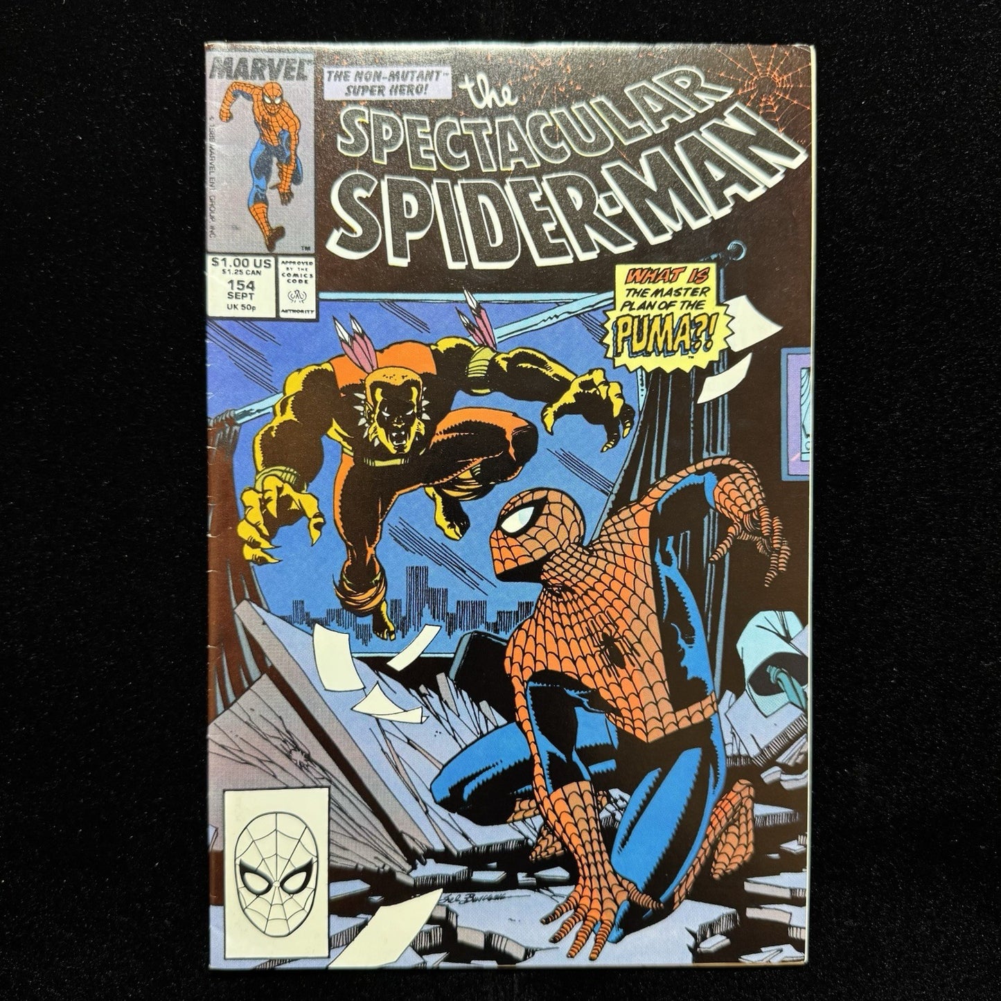 Spectacular Spider-Man 154 - Copper Age Marvel Comics 1989