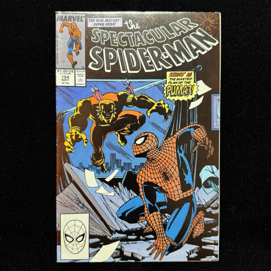 Spectacular Spider-Man 154 - Copper Age Marvel Comics 1989