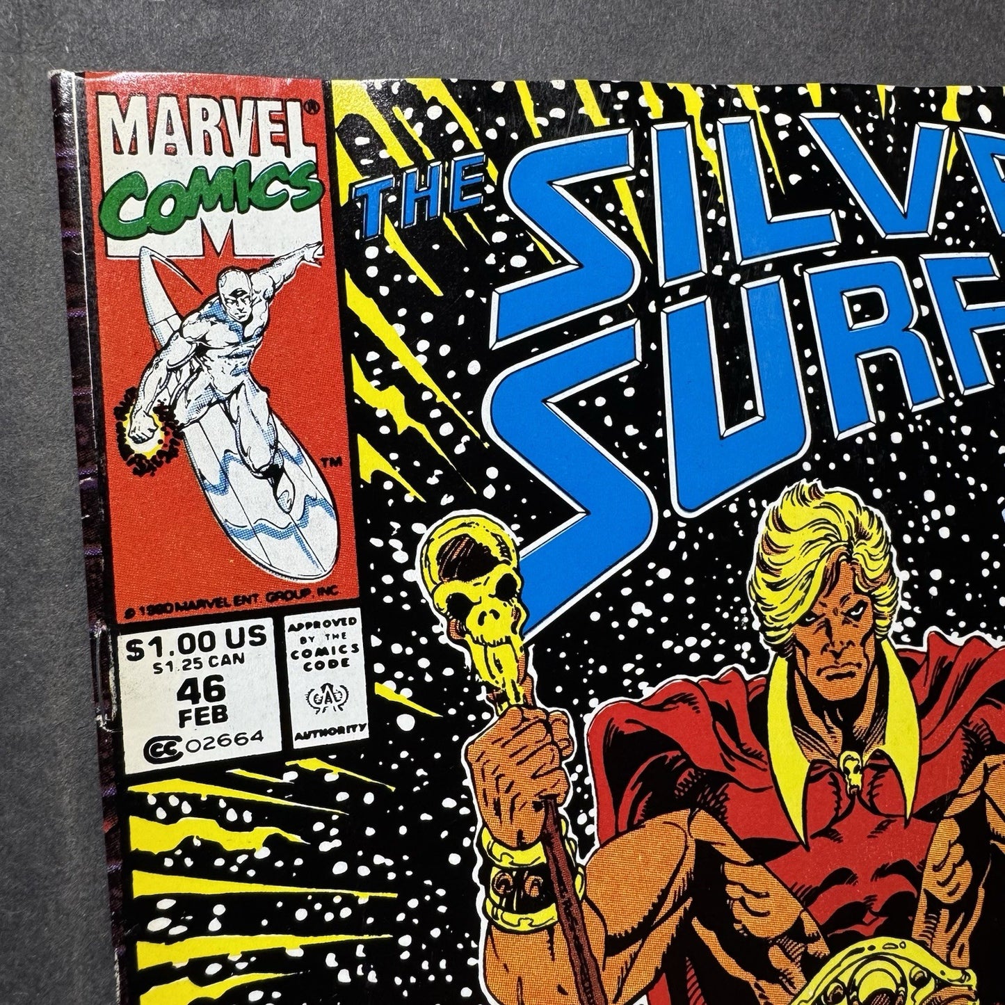 Silver Surfer 46 - Newsstand Edition - Copper Age Marvel Comics 1991