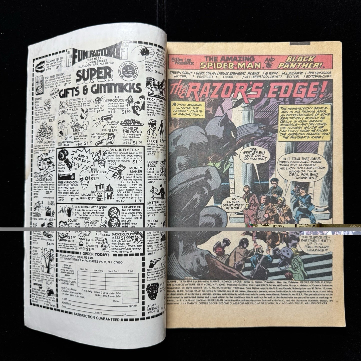 Marvel Team Up 86 And 87 - Comic Bundle - Bronze Age Marvel Comics 1979