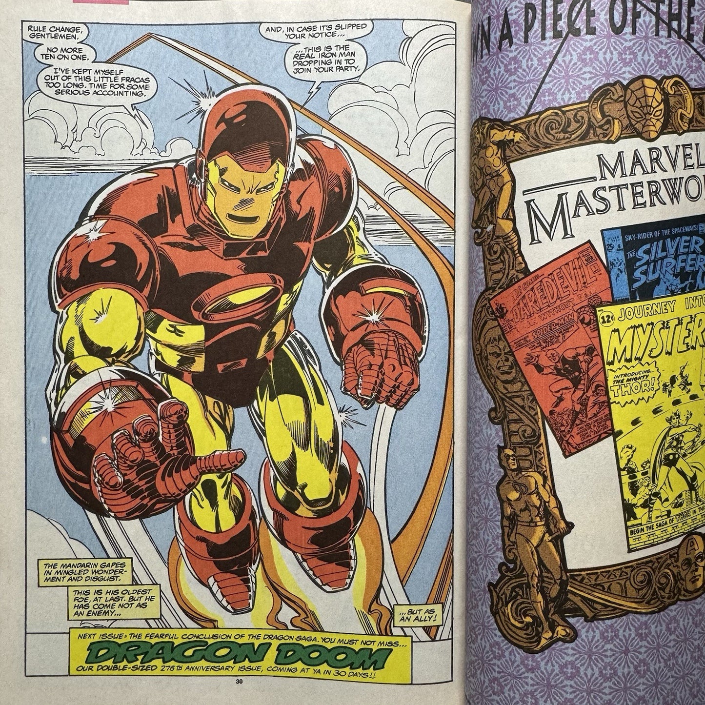 Iron Man 274 - Copper Age Marvel Comics 1991