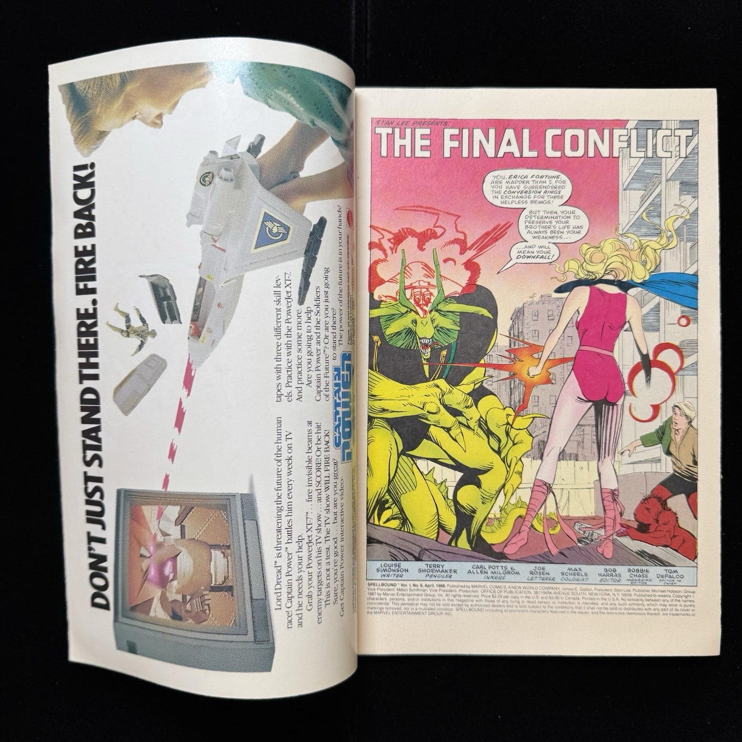 Spellbound 6 - Copper Age Marvel Comics 1988