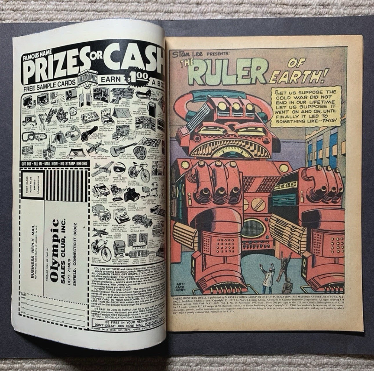 Where Monsters Dwell 25 - Bronze Age Marvel Comics 1973