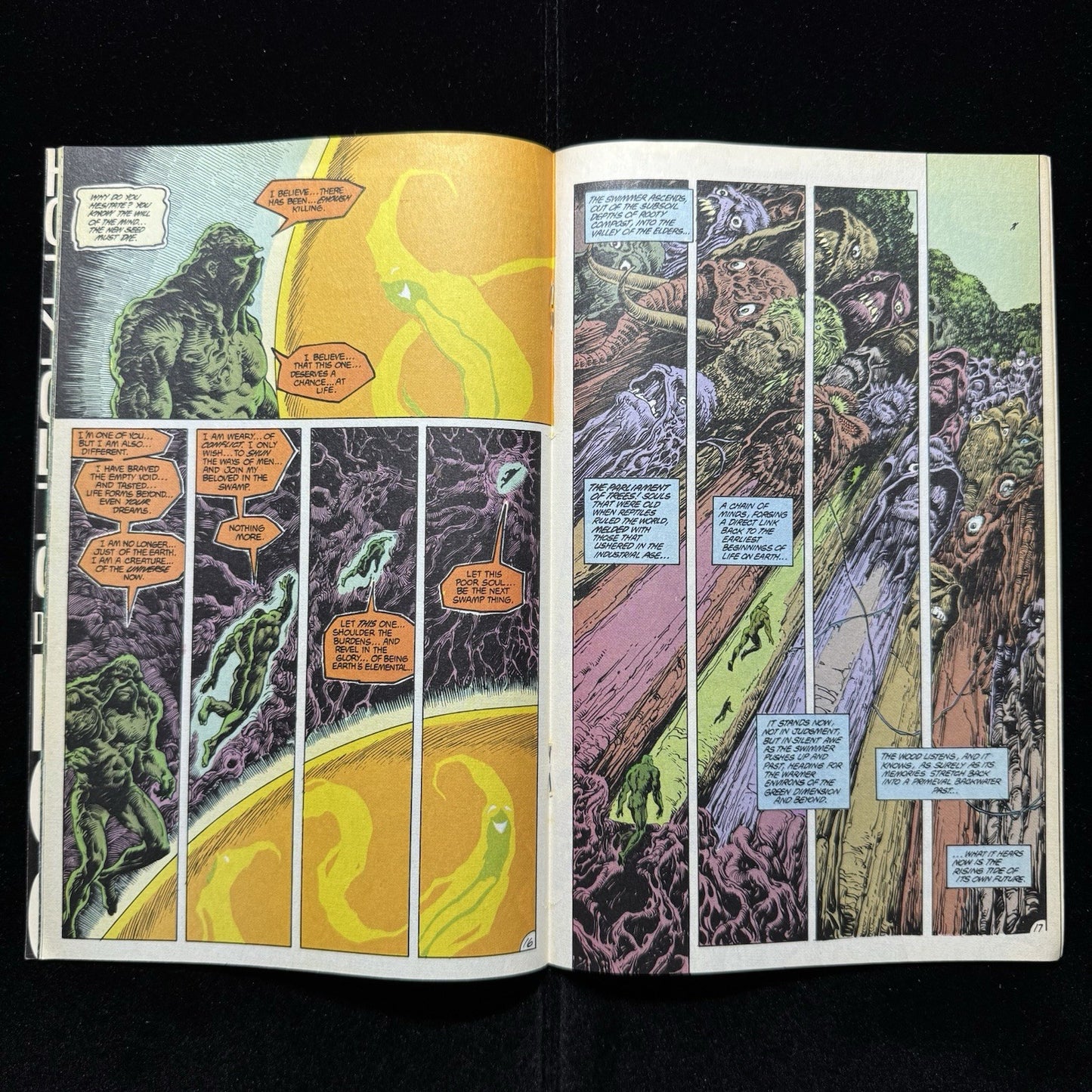 Saga Of the Swamp Thing 65 - 1st App Of Sprout - Copper Age Dc Comics 1987