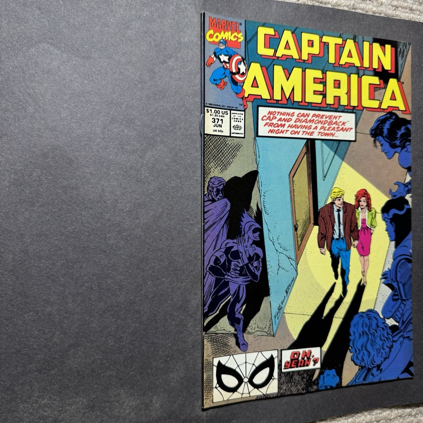 Captain America 371 - Copper Age Marvel Comics 1990