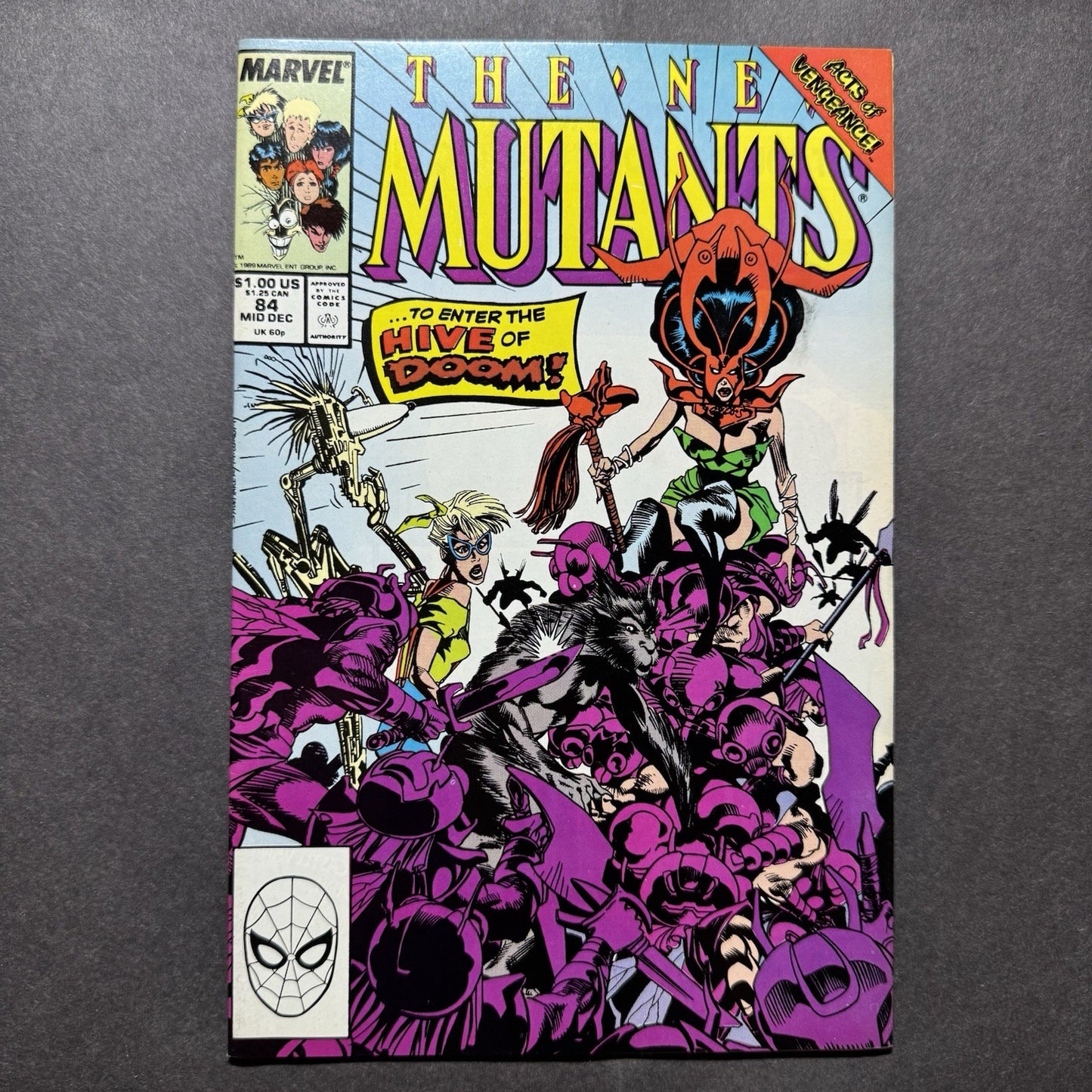 New Mutants 84 - Copper Age Marvel Comics 1989