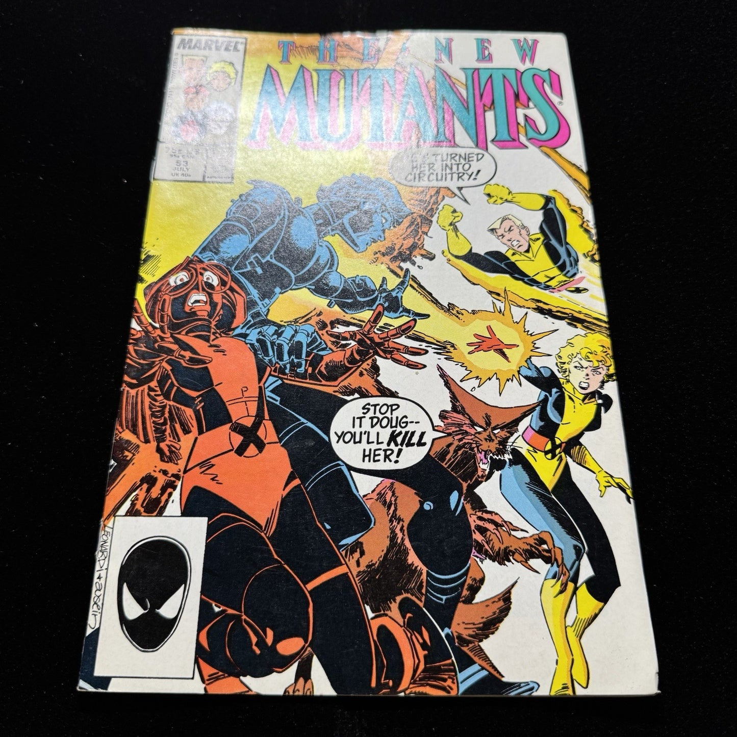 New Mutants 53 - Copper Age Marvel Comics 1987