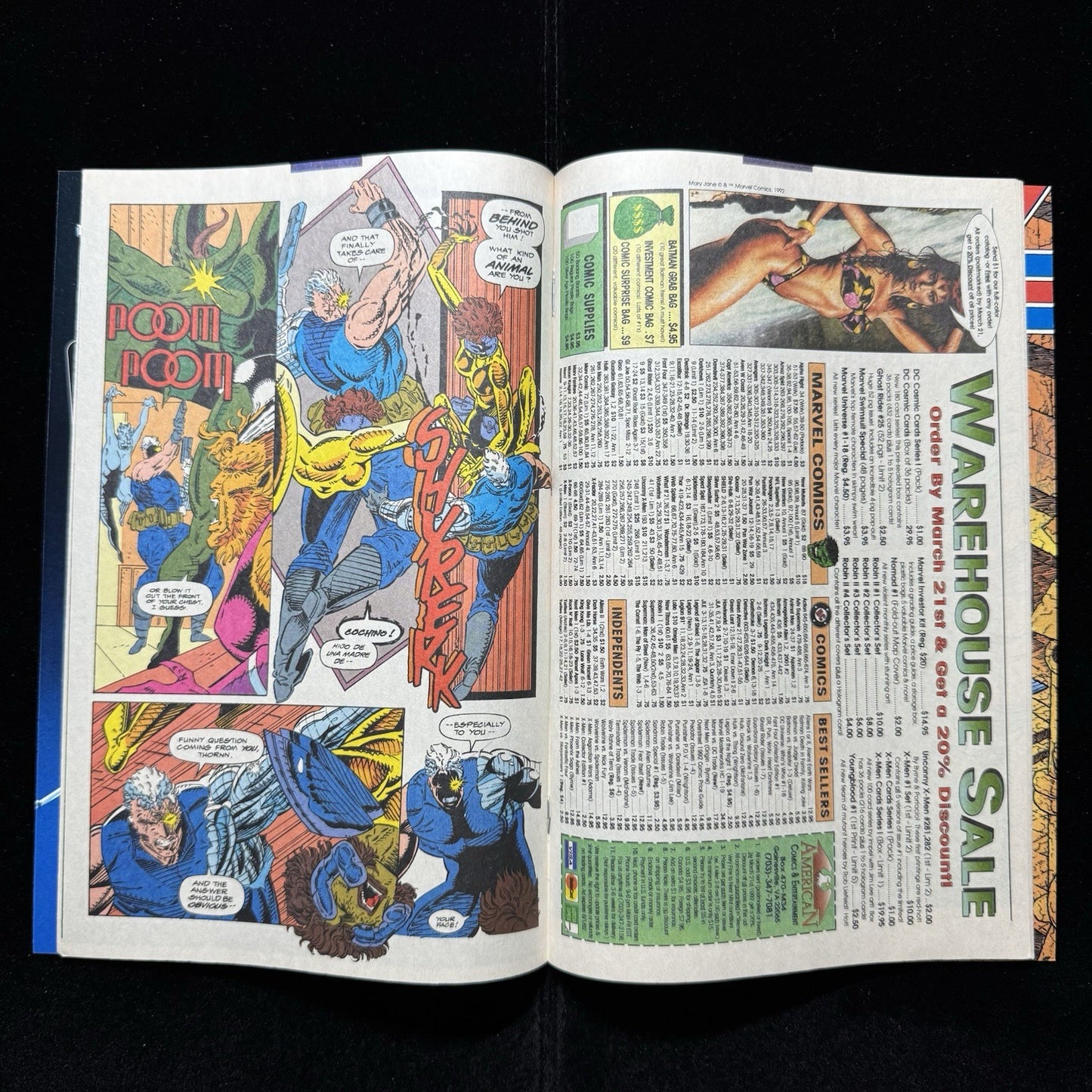 X-Force 9 - Modern Age Marvel Comics 1992