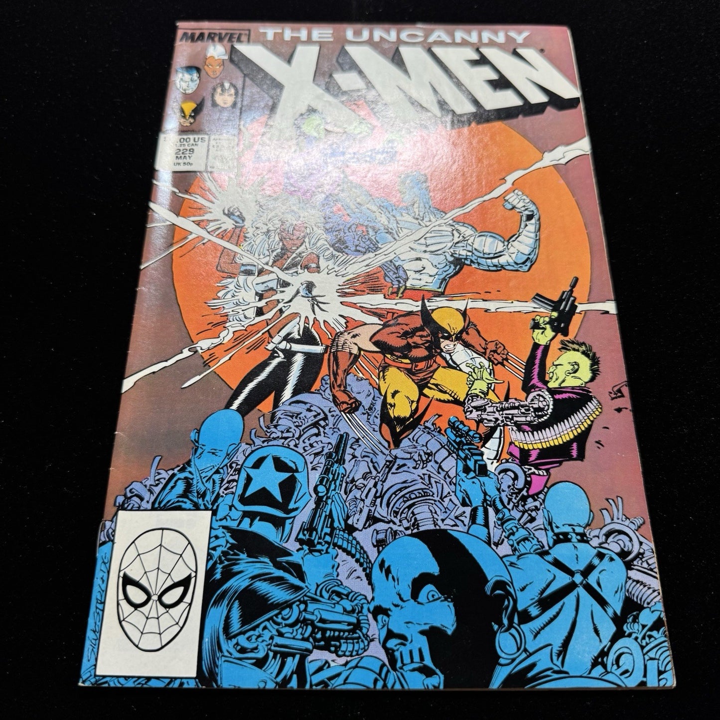 Uncanny X-Men 229 - 1st App Of The Reavers - Copper Age Marvel Comics 1988