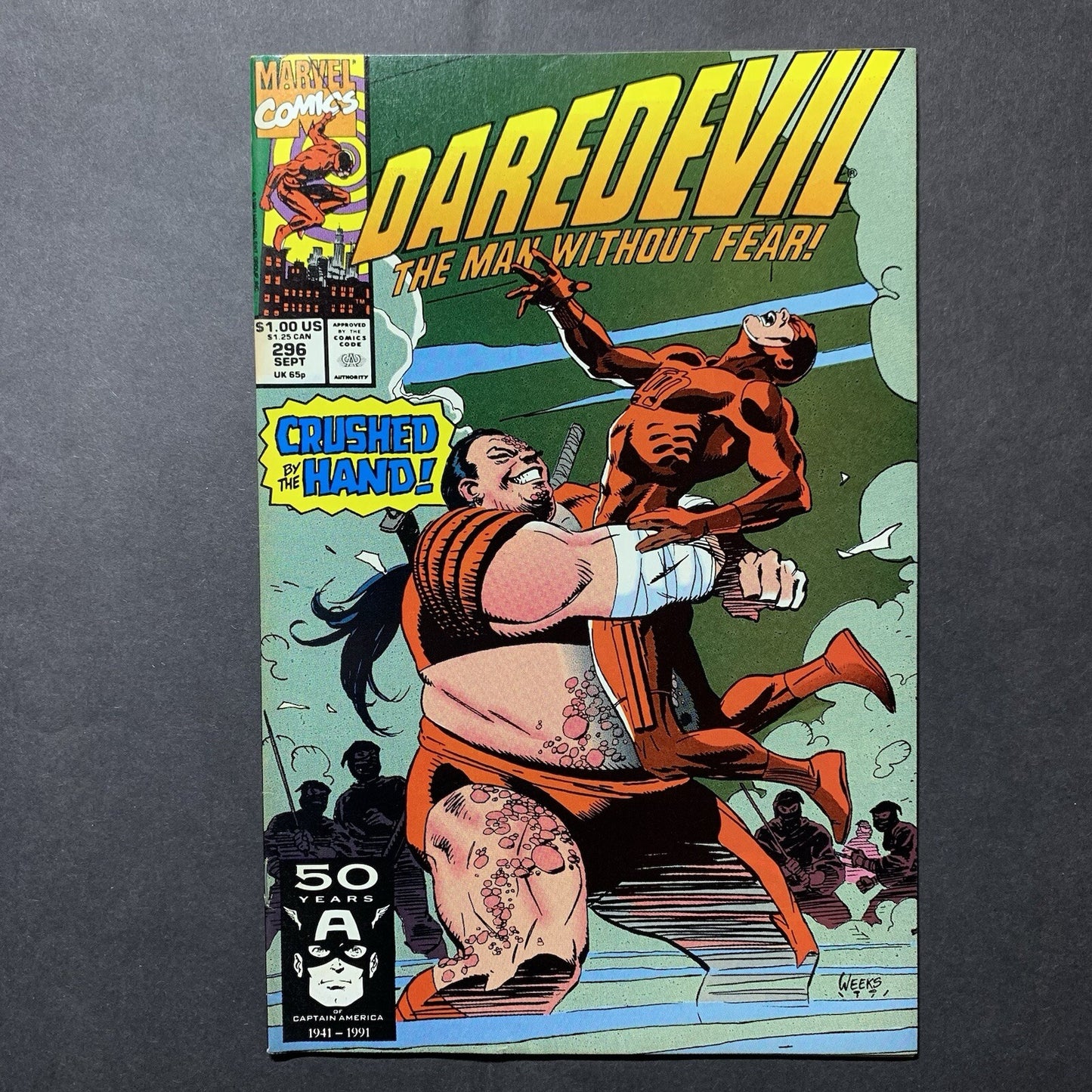 Daredevil 296/ Copper Age Marvel Comics 1991