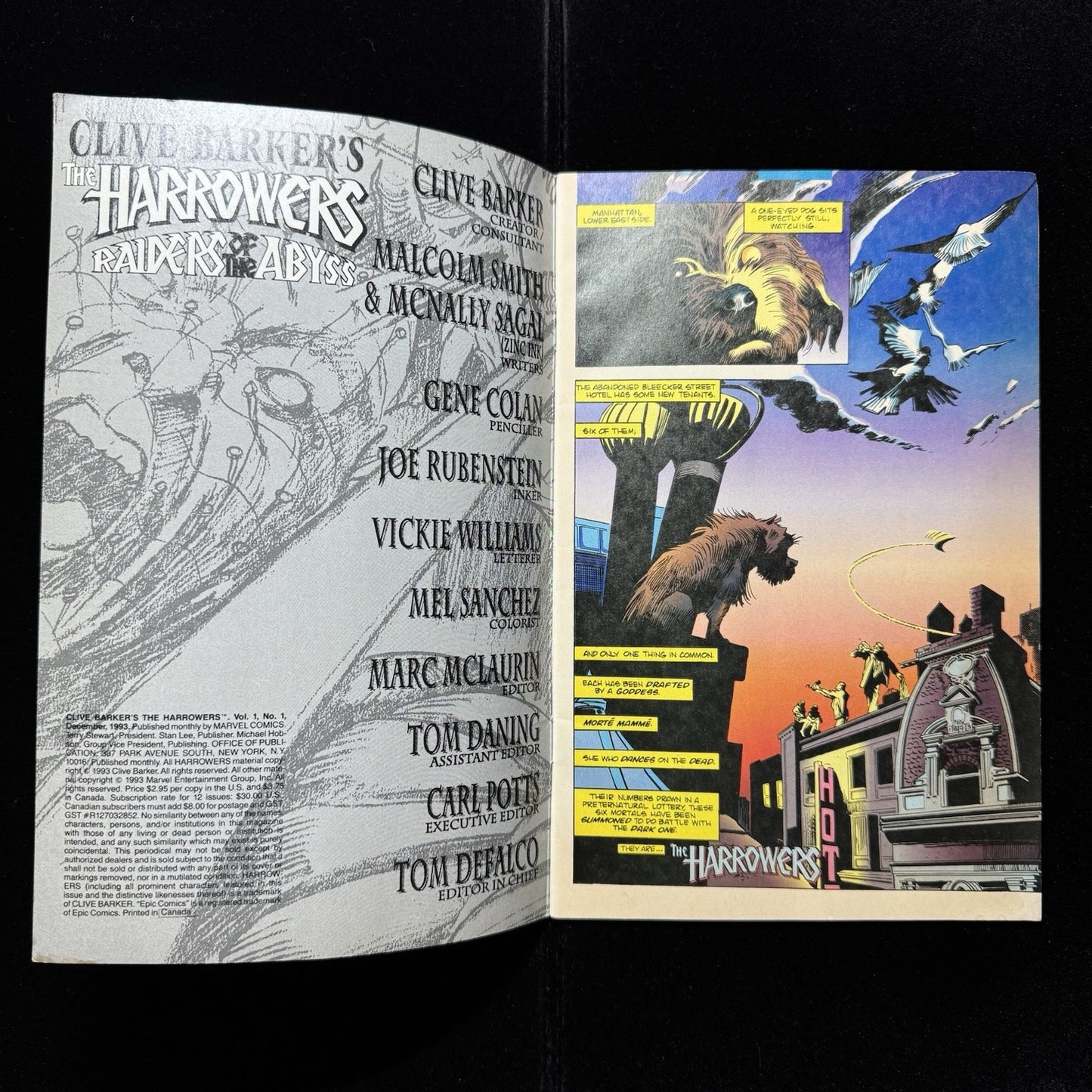 The Harrowers 1  - Modern Age Epic Comics 1993